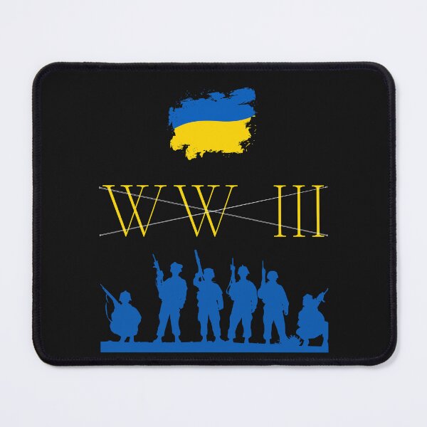 Item preview, Ukraine Russia - Stop World War III designed and sold by GearGirlNJ.