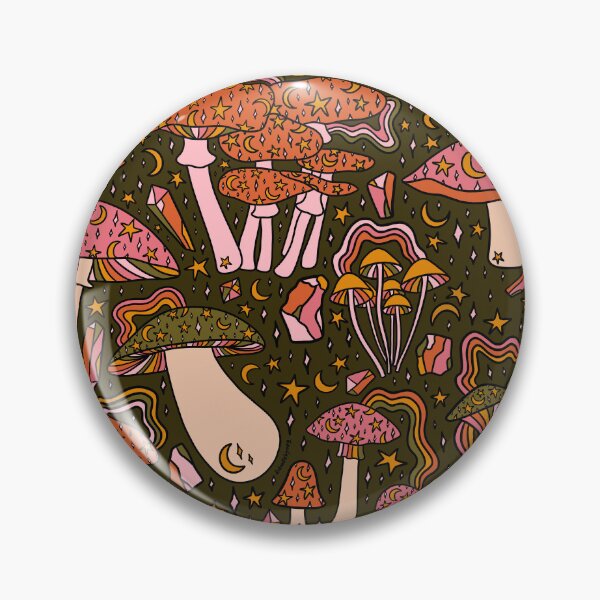 Item preview, Magic Mushrooms Print designed and sold by doodlebymeg.