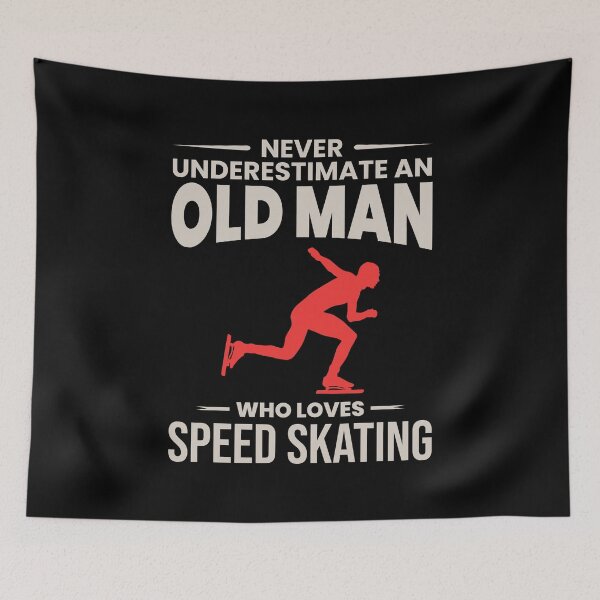 Item preview, Speed Skating Ice Skater Skate Dad Grandpa Fathers day designed and sold by CuteDesigns1.