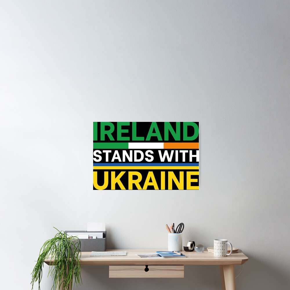 "IRLAND STEHT MIT DER UKRAINE Irische Designs, Zitate, Sprüche