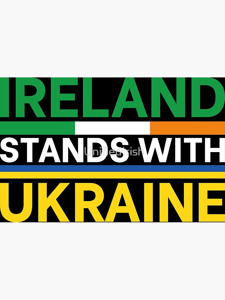 "IRLAND STEHT MIT DER UKRAINE Irische Designs, Zitate, Sprüche