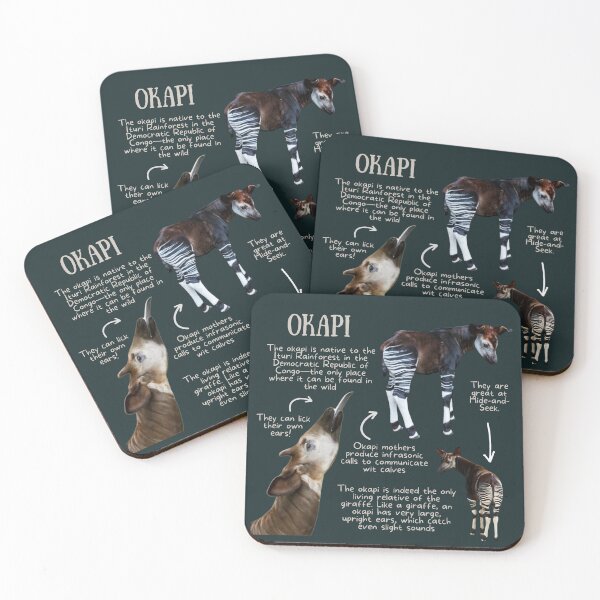 Item preview, Okapi Fun Facts designed and sold by KyleNesas.