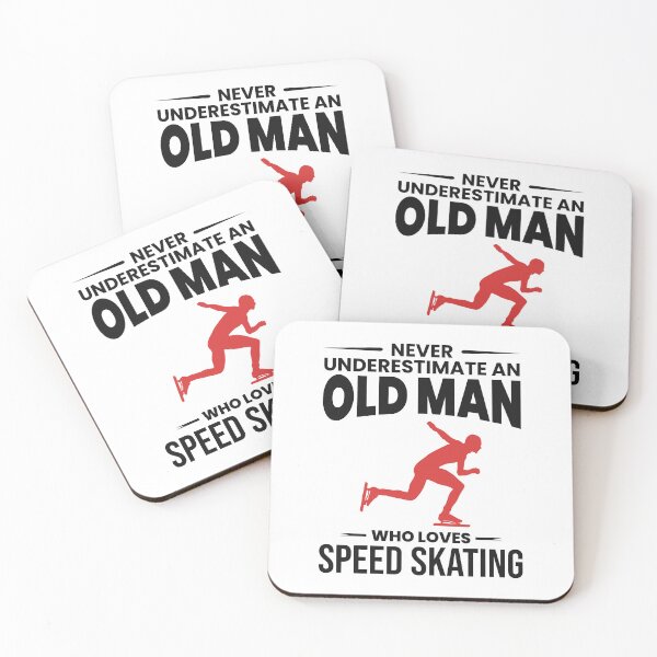 Item preview, Speed Skating Ice Skater Skate Dad Grandpa Fathers day designed and sold by CuteDesigns1.