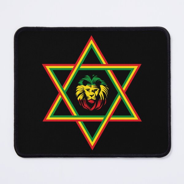 Item preview, Rasta Lion Of Judah Star Of David designed and sold by designandclouds.
