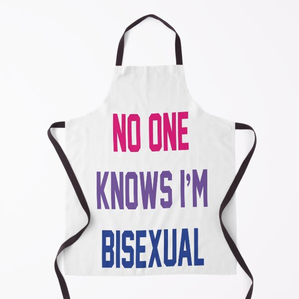 Item preview, No One Knows I'm Bisexual  -  Funny Design -  Gay Pride designed and sold by MauveMoves.