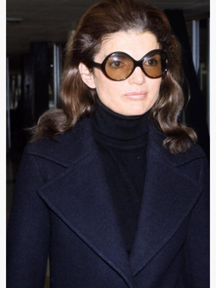 Wearing Glasses Jackie Onassis Style Sunglasses Oversized Jackie