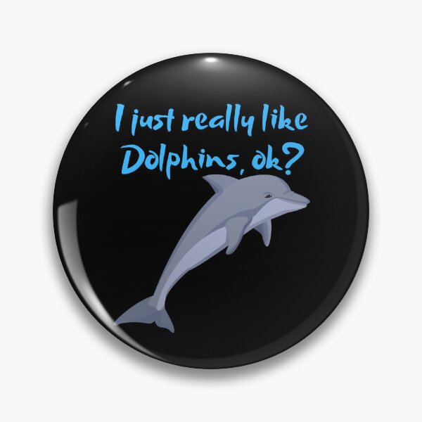 Item preview, I just really like dolphins,ok? stickers designed and sold by Dailyanimal.