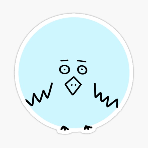 Goofy Opila Bird Sticker for Sale by snowblosm