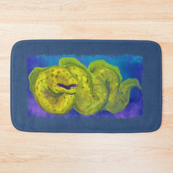 Item preview, Moray Eel Colorful Painting - Digital Wildlife Illustration designed and sold by stilo29.