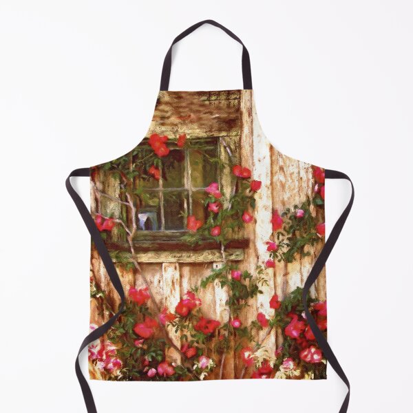 Item preview, Shed with Red Climbing Rose designed and sold by Susan Maxwell Schmidt.