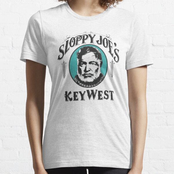 Sloppy Joe's Key West Ernest Hemingway - Sloppy Joe National Day(Vintage Black/Turquoise) Essential T-Shirt