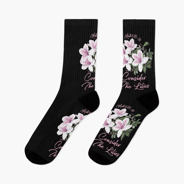 Item preview, Jesus Said Do Not Worry, Consider The Lilies, They Do Not Toil Nor Spin - Matthew 6 Verse 25-34 - Inspired By Claire Crosby designed and sold by MJDezigns.