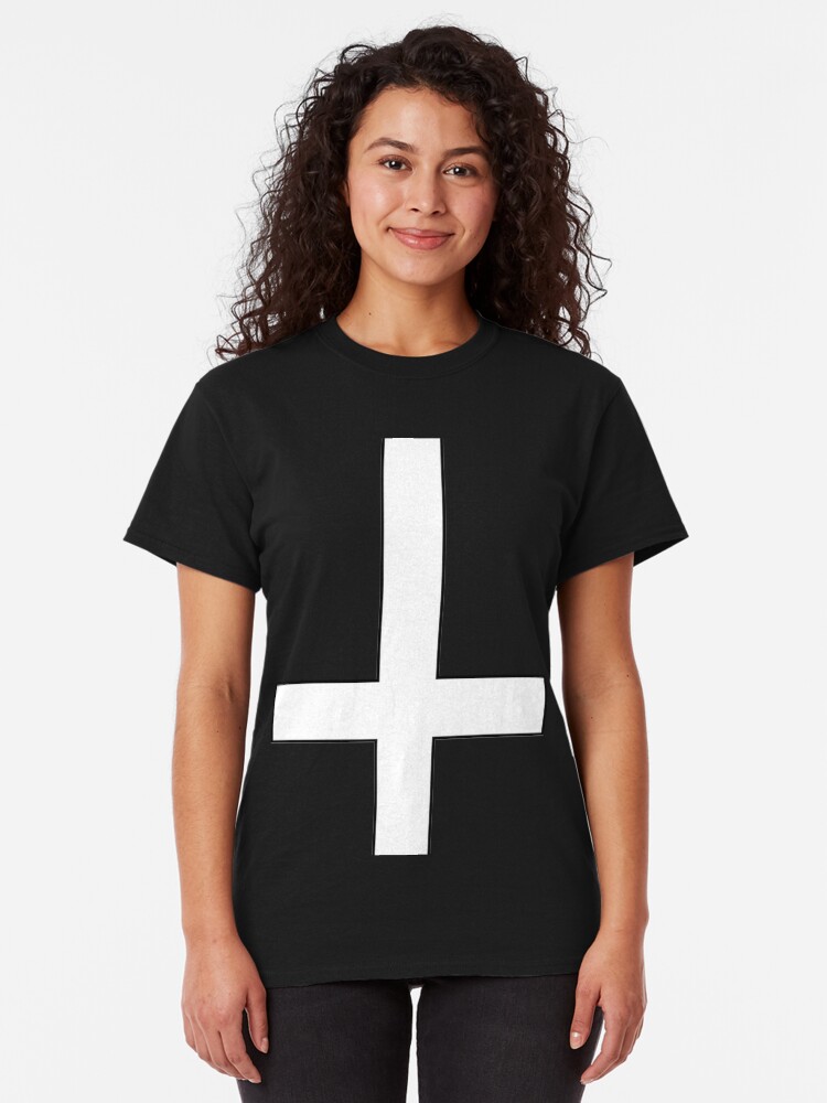 inverted cross t shirt