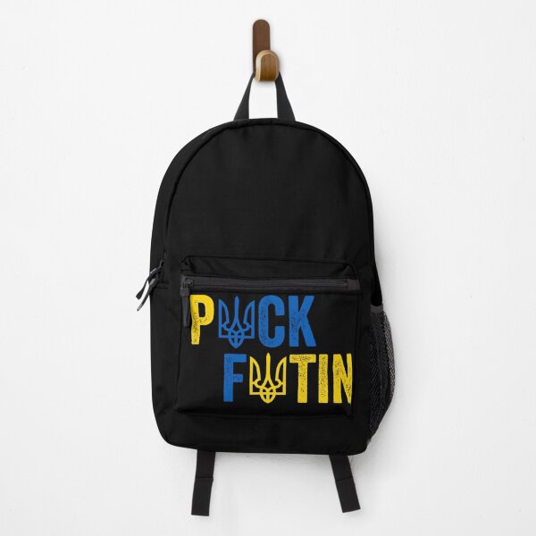 Item preview, I Stand With Ukraine Puck Futin- I Stand With Ukraine -Blue And Yellow Funny - Support The Ukraine, Ukraine Flag, Free Ukraine, Ukrainian American, Kiev Putin, The Ukraine, No War designed and sold by Topiest.