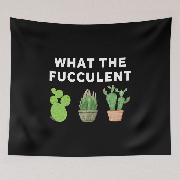 Item preview, What the fucculent, cactus designed and sold by Eriksonshop.