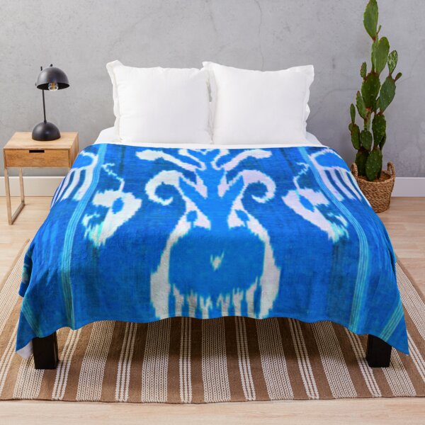 Aperçu de l'œuvre Modèle de fleur de tulipe ikat ouzbek créée et vendue par LeFabriqueOuz.