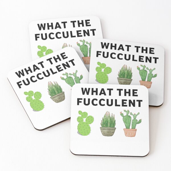 Item preview, What the fucculent, cactus designed and sold by Eriksonshop.