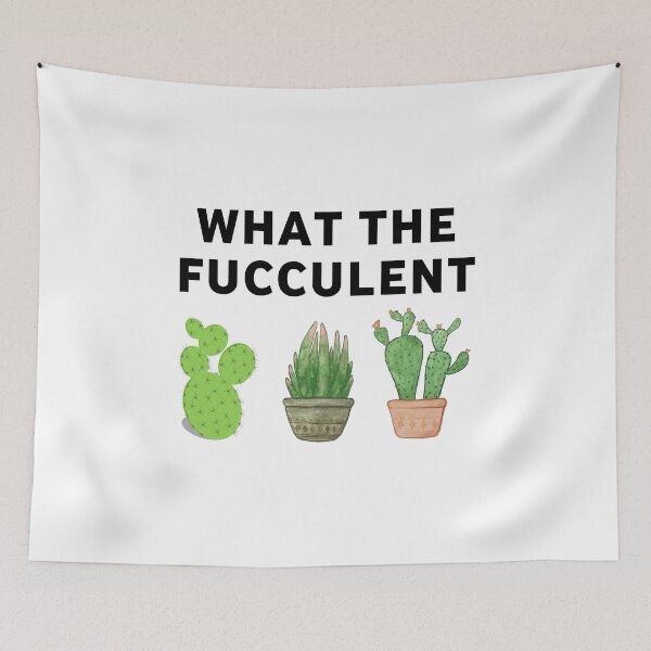 Item preview, What the fucculent, cactus designed and sold by Eriksonshop.