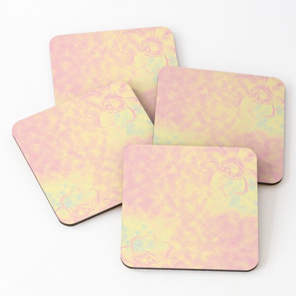 Item preview, Vintage Floral Muted Pink and Yellow  designed and sold by Athena Milonas.