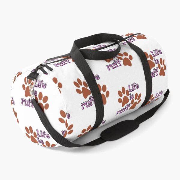 Item preview, Life is Ruff with paw prints designed and sold by MGuyerArt.