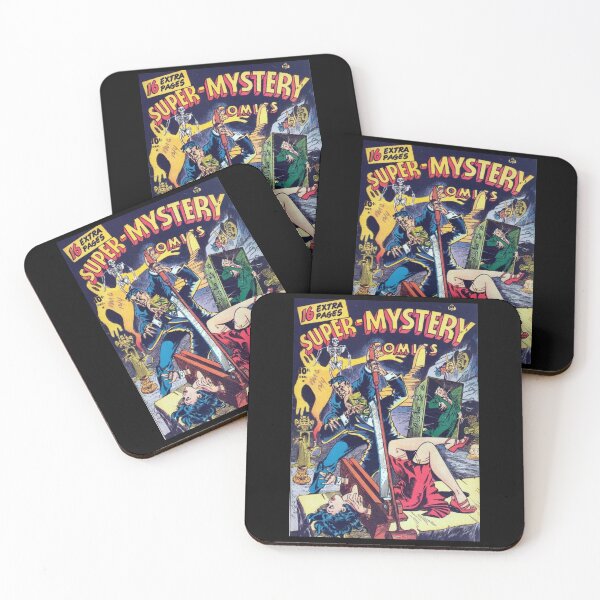 Item preview, Super Mystery Comics Retro Comic Vintage 50s designed and sold by LittleIconShop.