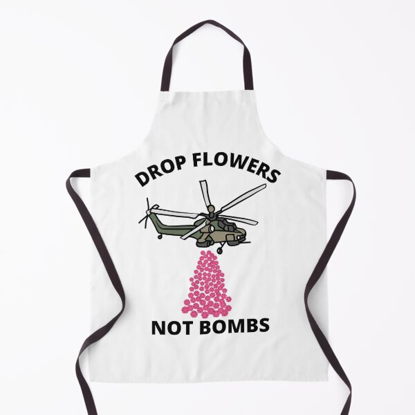 Item preview, Drop Flowers Not Bombs | Stop The War designed and sold by Nepaz-Designs.