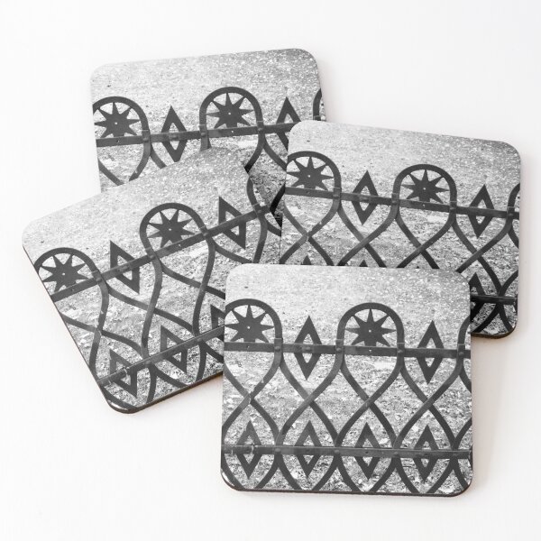 Item preview, Ornamental metal fence in black and white designed and sold by Shulie1.