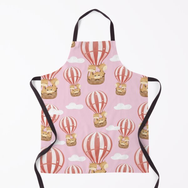 Item preview, Cute Giraffe Family in Hot Air Balloon cartoon pattern, giraffi designed and sold by MamaSweetea.