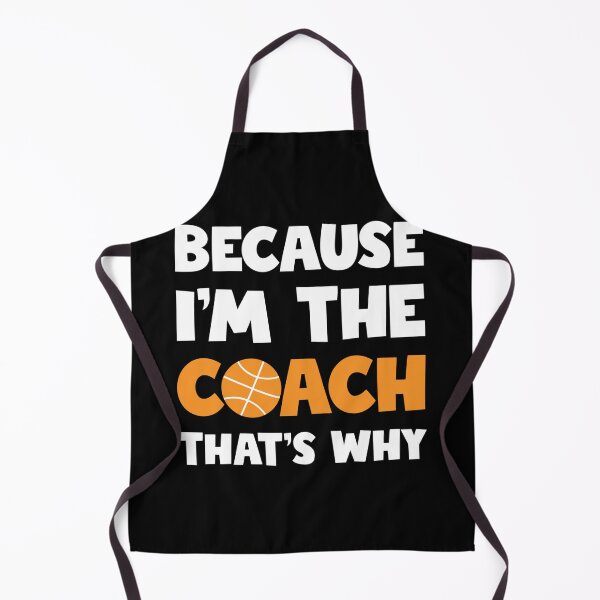 Item preview, Because I'm The Coach That's Why Gift For Basketball Coach Sticker designed and sold by stewaales6.