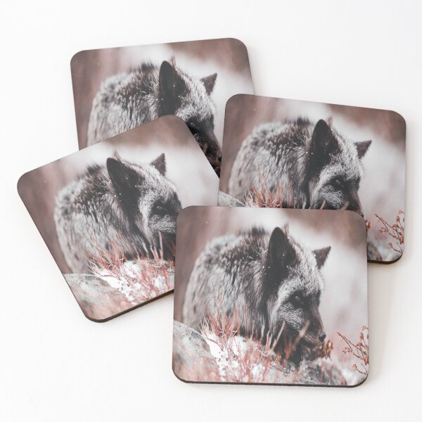 Item preview,  American gray wolf, gray and white wolf lovers, wolfes, pet wolf-dog designed and sold by Nicedeco.
