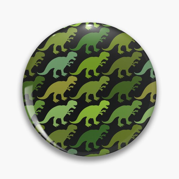 Item preview, green dinosaur pattern dino dark and light green dinosaur pattern designed and sold by Tshirtk.