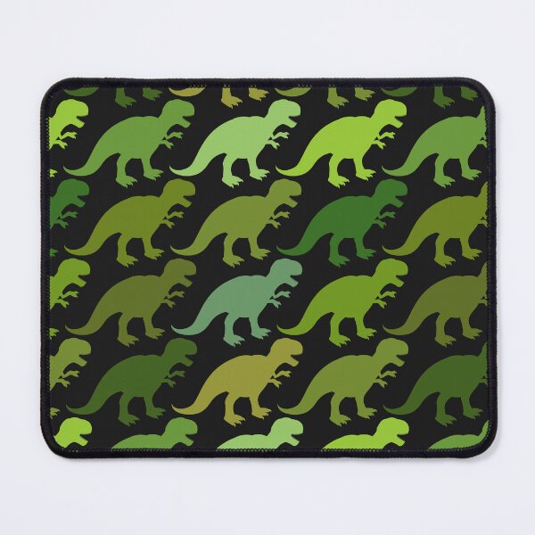 Item preview, green dinosaur pattern dino dark and light green dinosaur pattern designed and sold by Tshirtk.