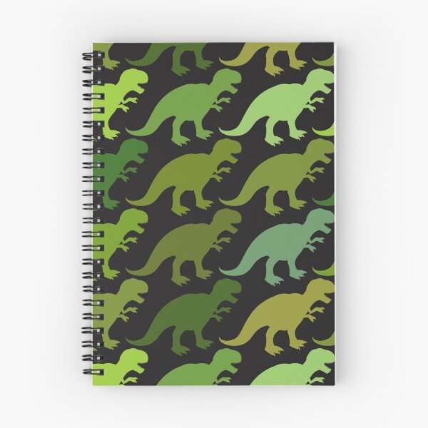 Item preview, green dinosaur pattern dino dark and light green dinosaur pattern designed and sold by Tshirtk.