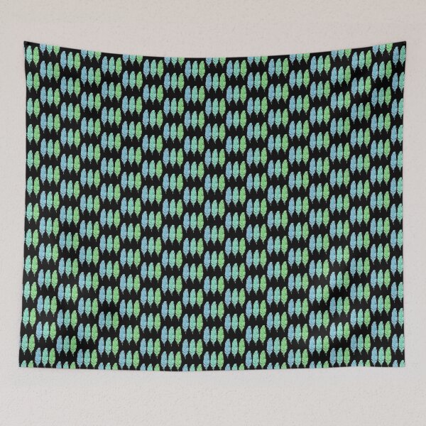 Item preview, Three blue and green feathers designed and sold by AliceMarr.