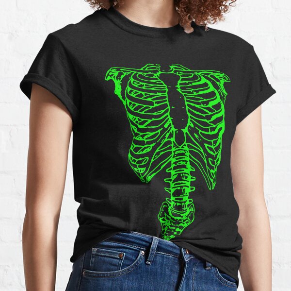 Spinal Tap: Nigel's Green Skeleton Classic T-Shirt
