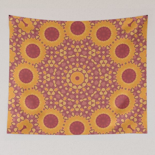 Artikelvorschau, Sonnenblumen-Mandala entworfen und verkauft von DiscoGypsyFish.