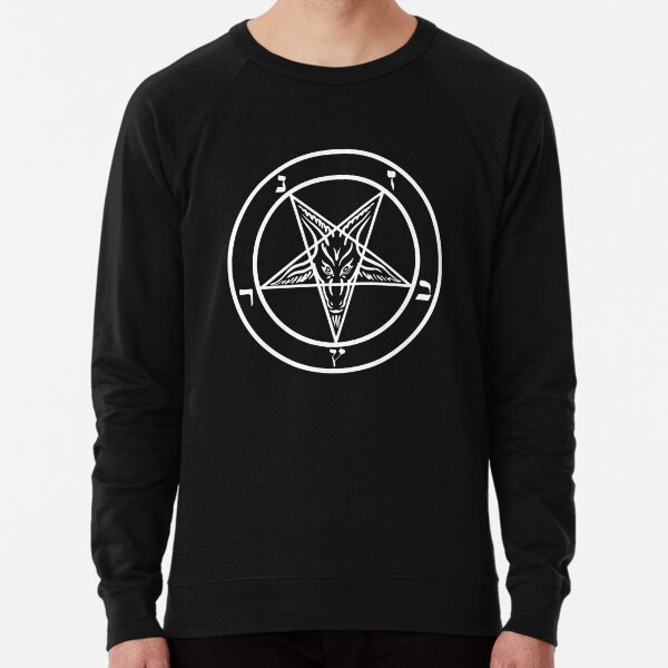Satan Sweater, Sigil of Baphomet 666 Woolen Sweater, Lucifer symbol ...