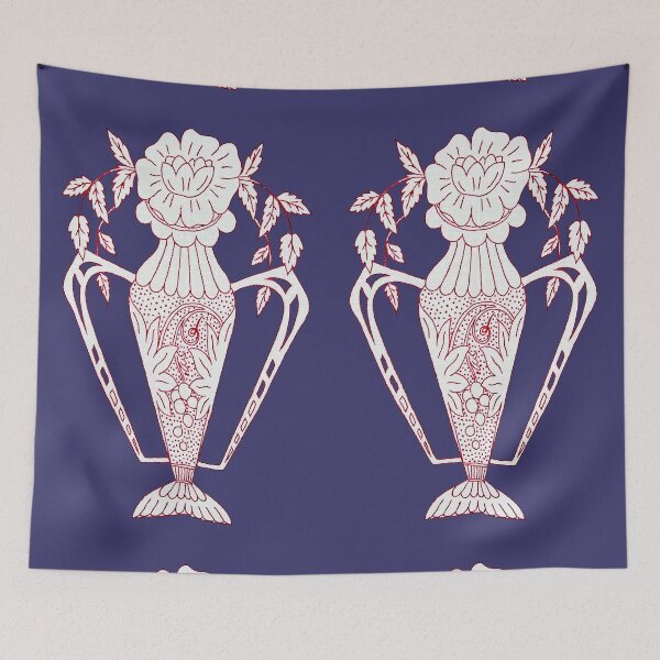 Item preview, Embroidered motif of a tea towel cover designed and sold by MarieClaude1954.