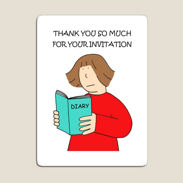 Item preview, Thank You for the Invitation Unable to Attend designed and sold by KateTaylor.