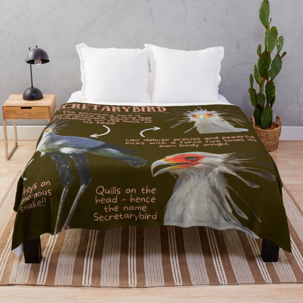 Item preview, Secretarybird Fun Facts designed and sold by KyleNesas.