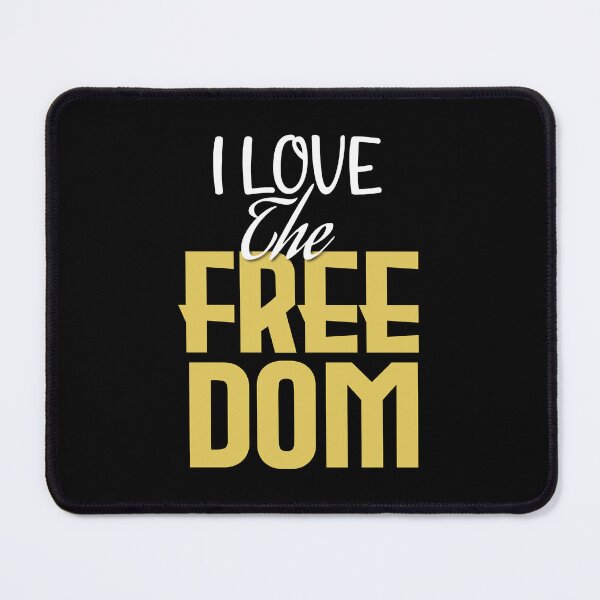 Item preview, i Love the freedom designed and sold by vidyaroul.