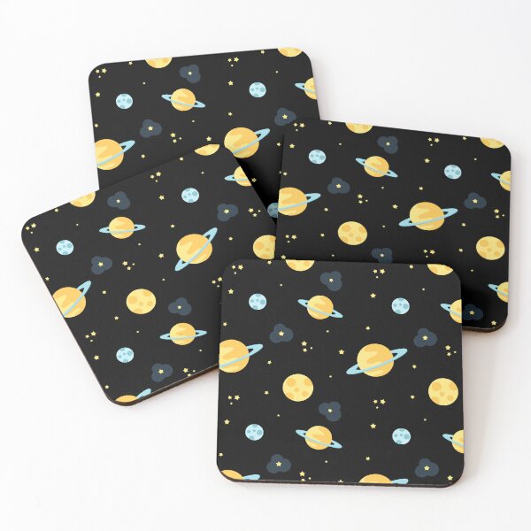 Item preview, Cute planets cartoon. Space vector pattern designed and sold by ProfiTrollka.