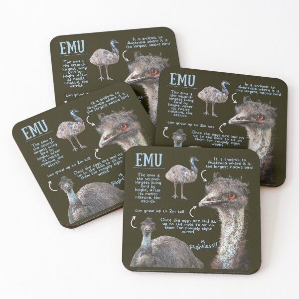 Item preview, Emu Fun Facts designed and sold by KyleNesas.