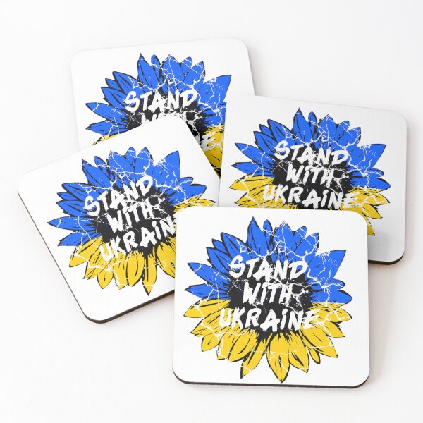 Item preview, Stand with Ukraine Sunflower Ukrainian Flag Colors designed and sold by tgulko.