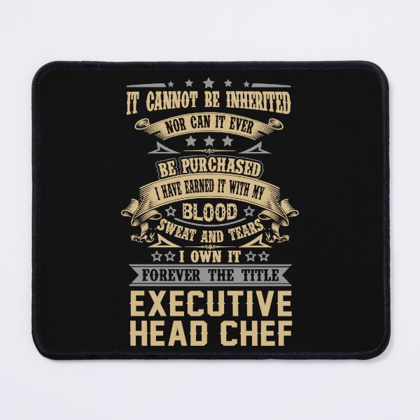 Item preview, Executive Head Chef T Shirt - Forever The Title Job Gift Item Tee designed and sold by celiagomez456.