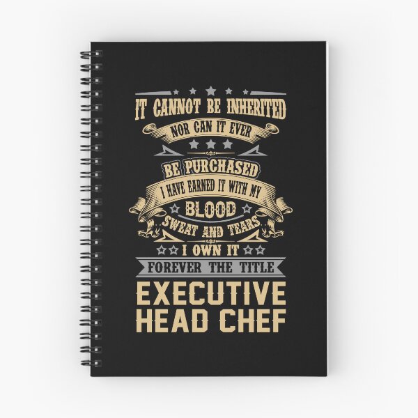 Item preview, Executive Head Chef T Shirt - Forever The Title Job Gift Item Tee designed and sold by celiagomez456.