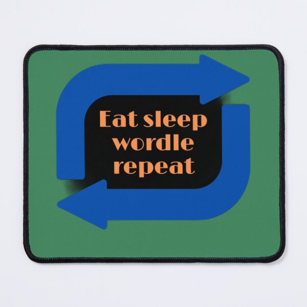 Item preview, Eat sleep wordle repeat designed and sold by NexaMind Studio.