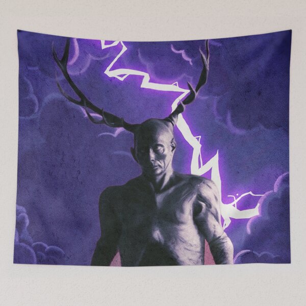 Item preview, Vintage Film Hannibal Purple Wendigo in Lightning Storm designed and sold by orionlodubyal.