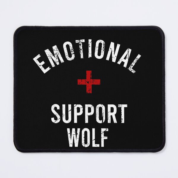 Item preview, Emotional Support Wolf designed and sold by MachioCooran.