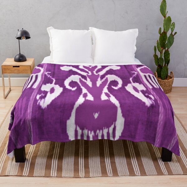 Aperçu de l'œuvre Modèle de fleur de tulipe ikat ouzbek créée et vendue par LeFabriqueOuz.